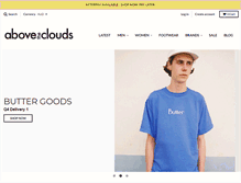 Tablet Screenshot of abovethecloudsstore.com